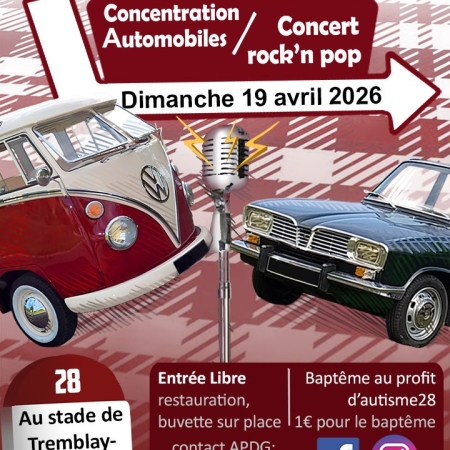 VOITURES ANCIENNES ET CONCERT ROCKnROLL