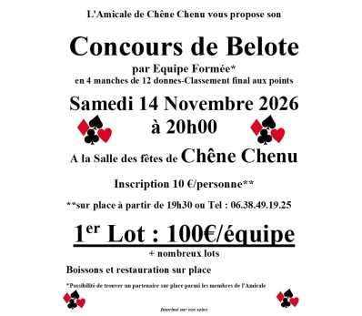 Concours de Belote