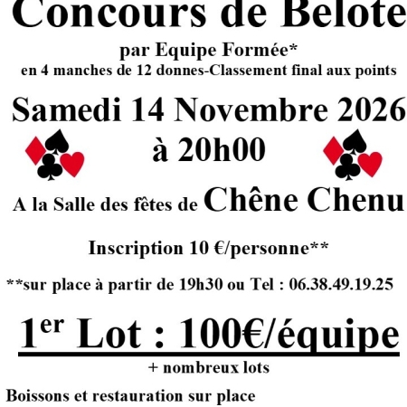 Concours de Belote