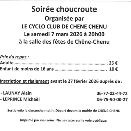 Soirée Choucroute