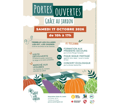 PORTES OUVERTES GRACE AU JARDIN