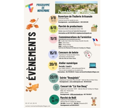 Programme NOVEMBRE