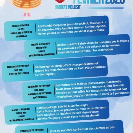 Programme d'animations