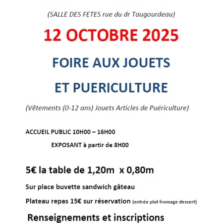 Foire aux jouets et à la puericulture