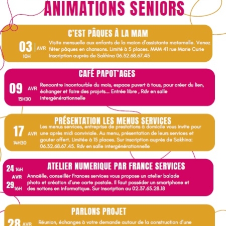 Programme d'activités 